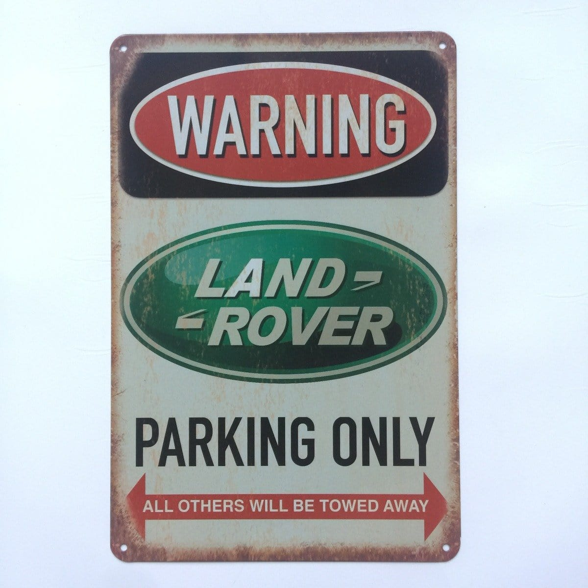 Land Rover Parking Metal  Poster