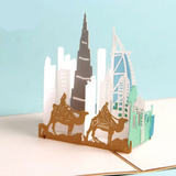 Dubai Pop Up Greeting Card