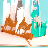 Dubai Pop Up Greeting Card