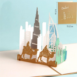 Dubai Pop Up Greeting Card