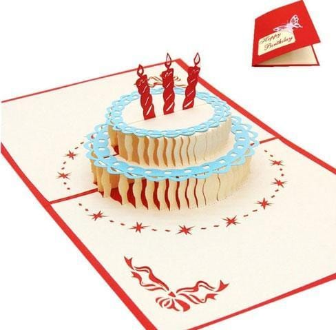 3D Pop Up Happy Birthday Greeting Card