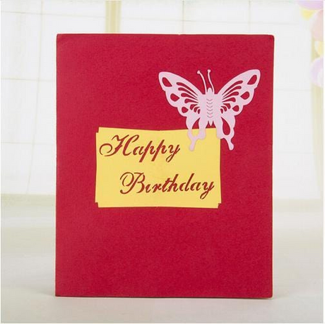 3D Pop Up Happy Birthday Greeting Card