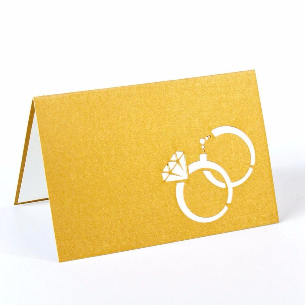 3D Pop up Diamond Ring Engagement Greeting Card