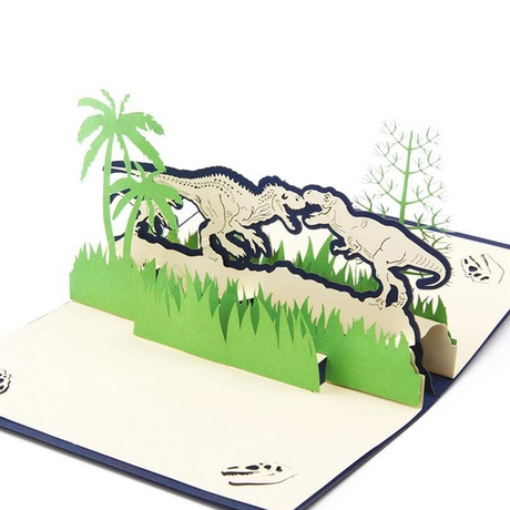 3D Dinosaur Pop up Greeting Card