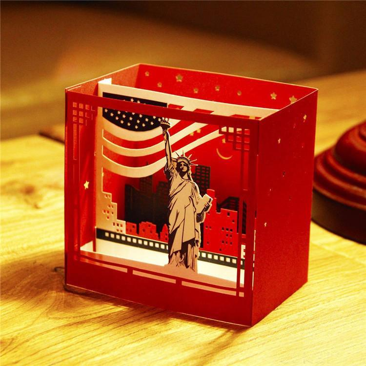 New York 3D Pop up Greeting Card Box