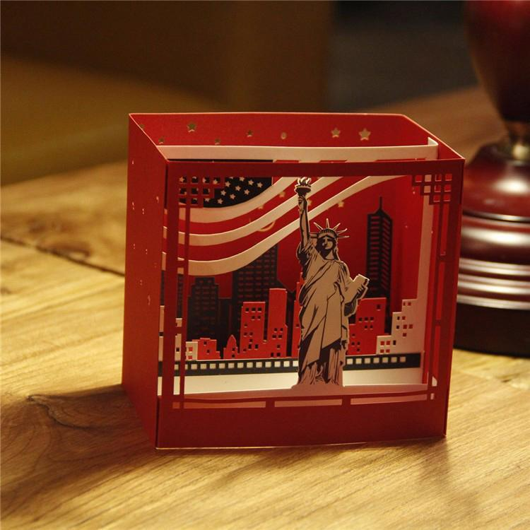 New York 3D Pop up Greeting Card Box