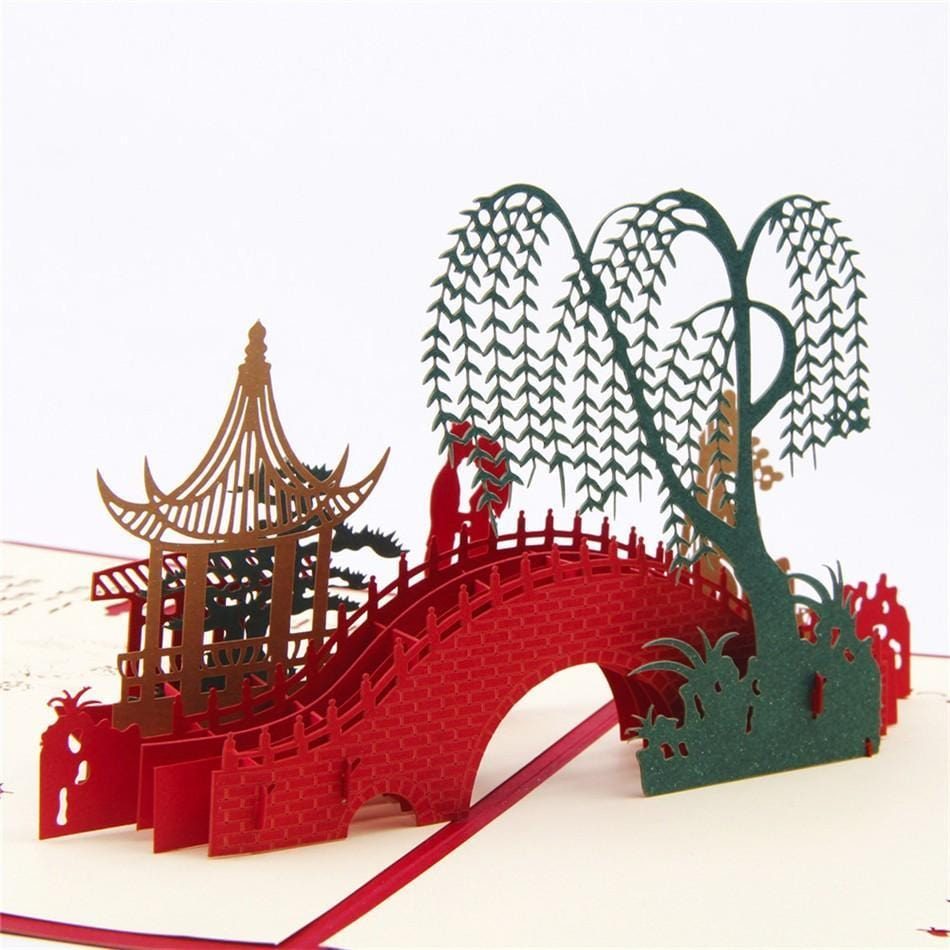 3D Pop Up Love under the bridge - Valentine's Day Card