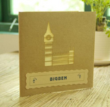 Vintage Big Ben London POp Up Greeting Card