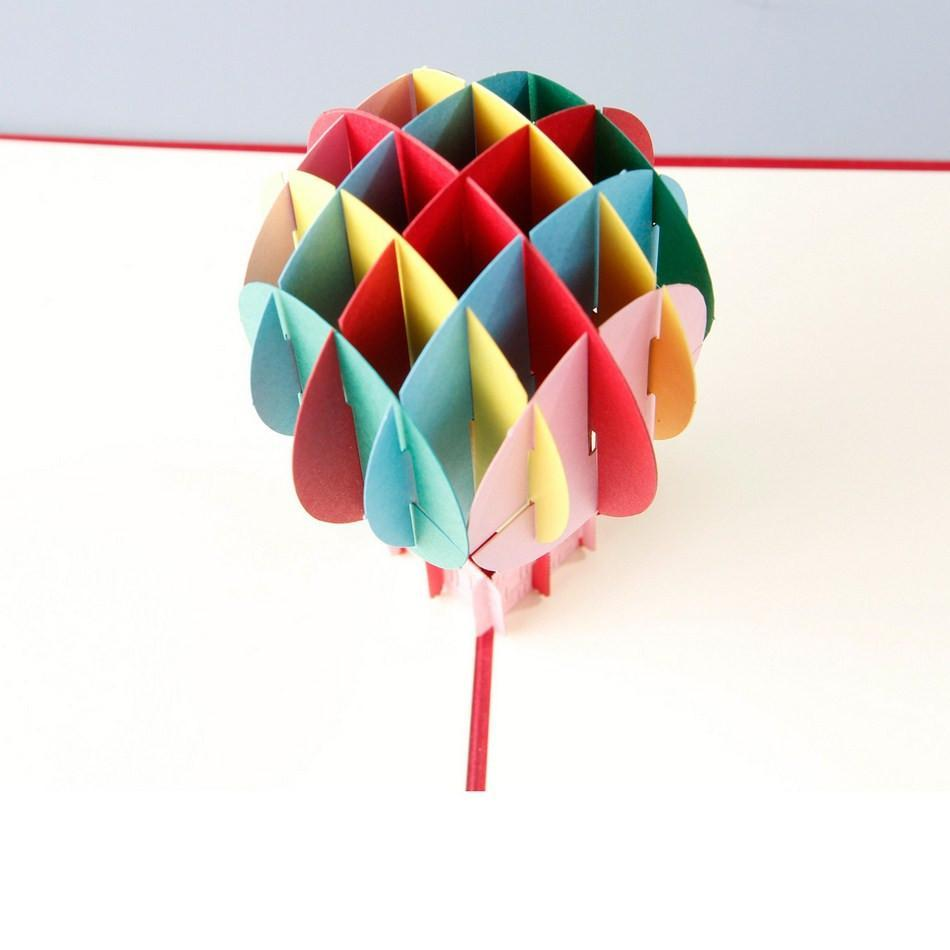 Hot Air Ballon  3D Pop up Greeting Card