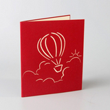 Hot Air Ballon  3D Pop up Greeting Card