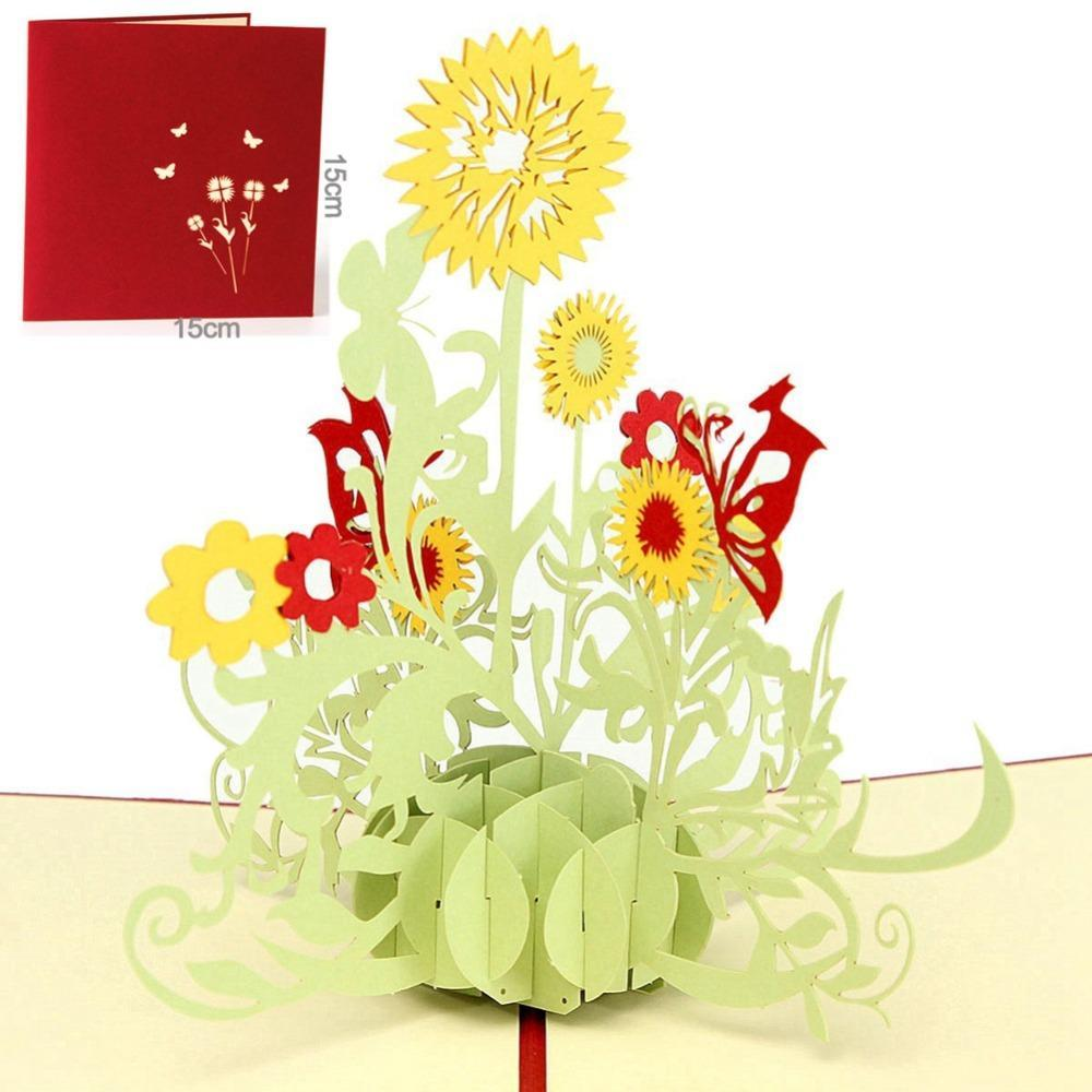 Vintage Sunflower Greeting Card