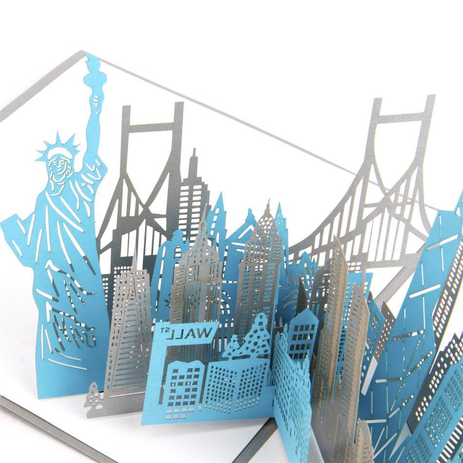 Large New York City 3D Pop up Greeting Card