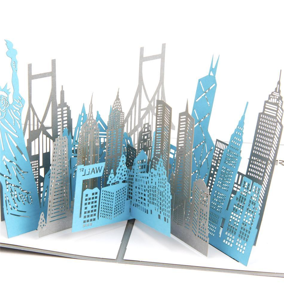 Large New York City 3D Pop up Greeting Card