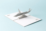 The Airplane 3D Pop up Greeting Card