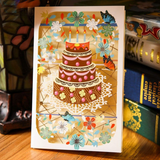 Birthday cake Pop Up Greeting Card