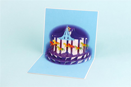 Pleasure Ground 3D Pop up Greeting Card