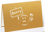 I am Sorry 3D Pop up Creative Greeting Card