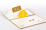 I am Sorry 3D Pop up Creative Greeting Card