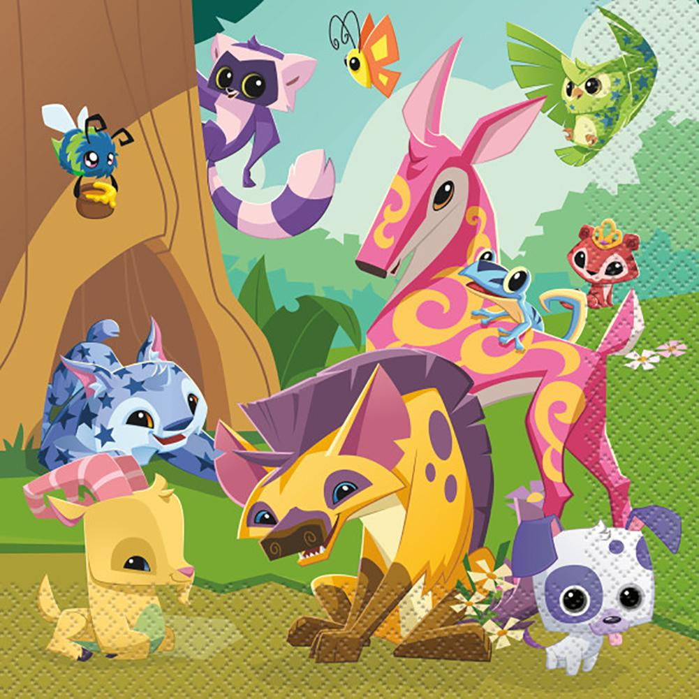 Animal Jam Luncheon Napkins [16 Per Pack]