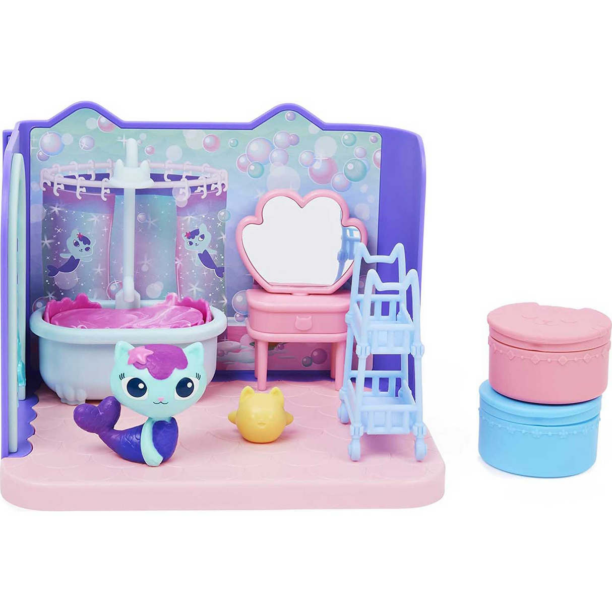 Gabby's Dollhouse - MerCat's Primp and Pamper Bathroom Playset