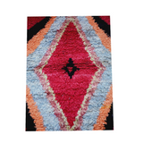 Berber Cornell Red Fluffy Soft Rug