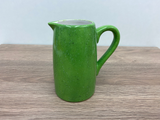 Milk Jug, Creamer, Lime Green Glaze