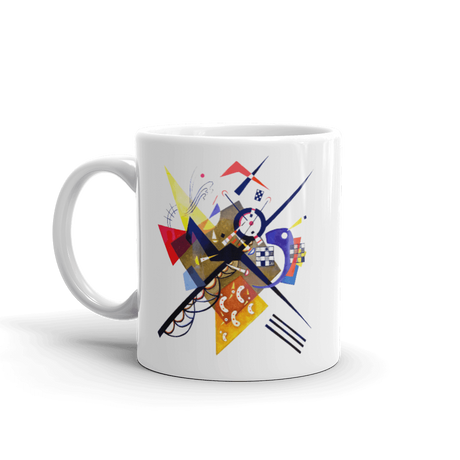 Wassily Kandinsky On White II (Auf Weiss) 1923, Artwork Mug