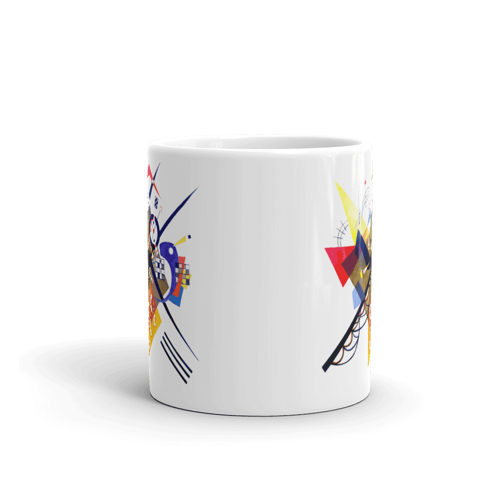 Wassily Kandinsky On White II (Auf Weiss) 1923, Artwork Mug