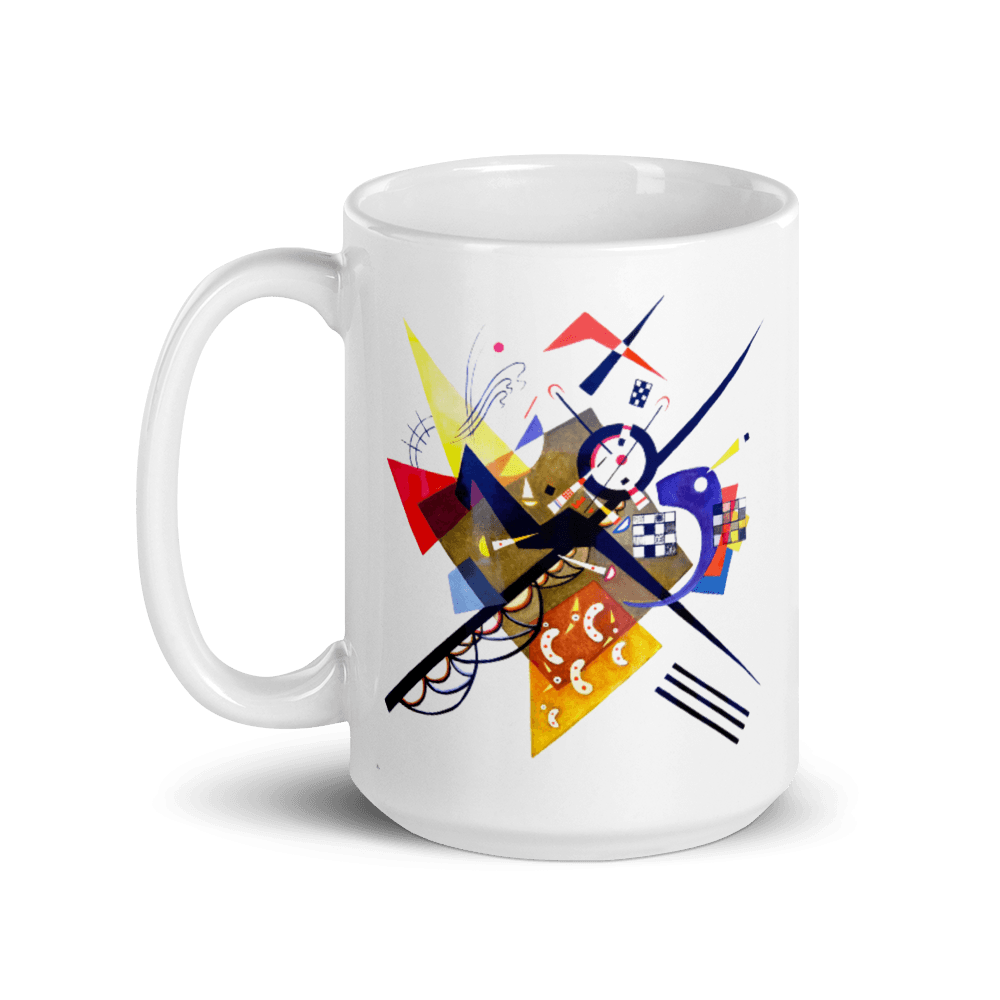 Wassily Kandinsky On White II (Auf Weiss) 1923, Artwork Mug