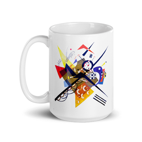 Wassily Kandinsky On White II (Auf Weiss) 1923, Artwork Mug