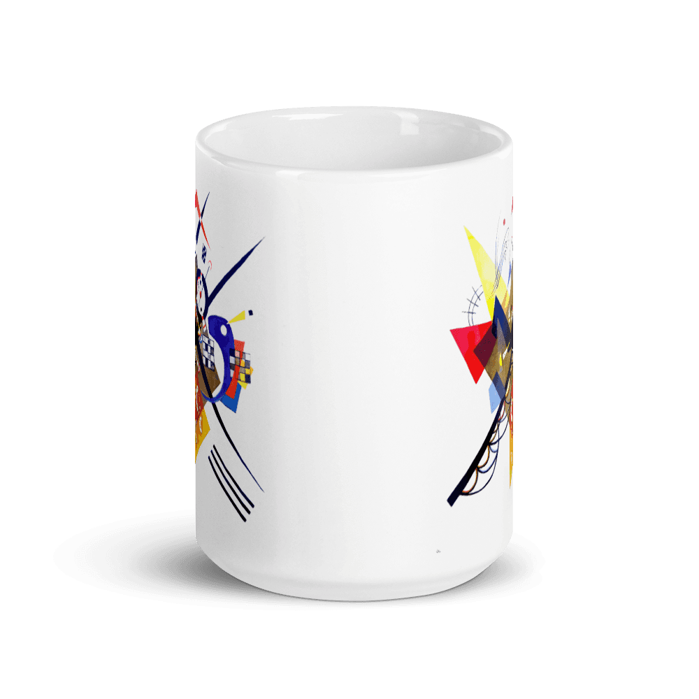 Wassily Kandinsky On White II (Auf Weiss) 1923, Artwork Mug