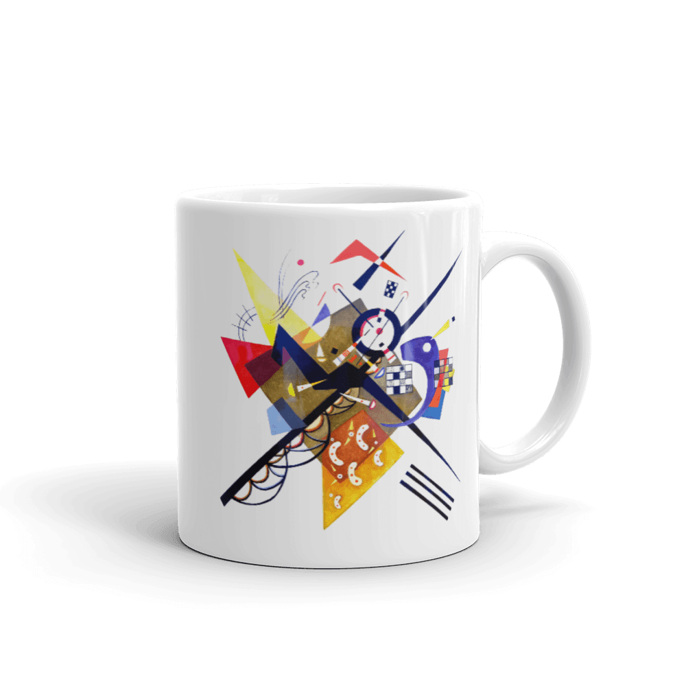 Wassily Kandinsky On White II (Auf Weiss) 1923, Artwork Mug