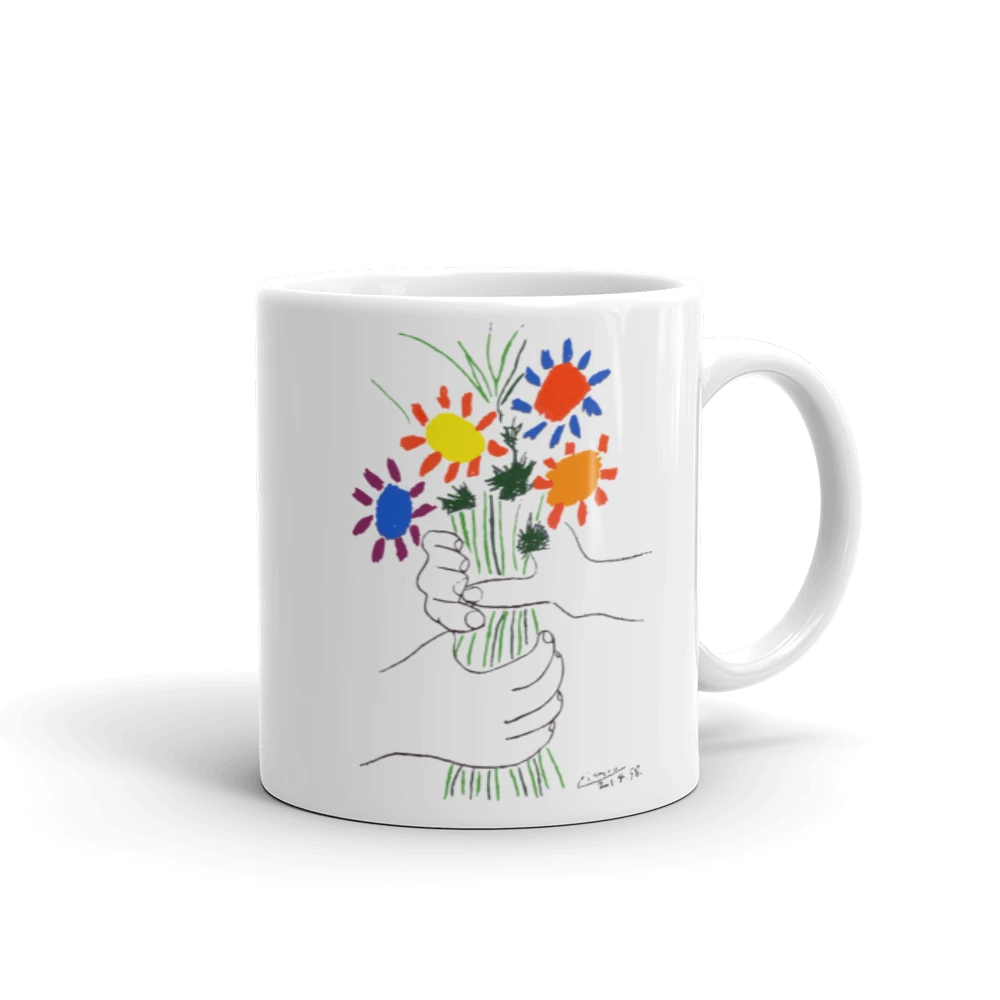 Pablo Picasso Bouquet of Peace 1958 Artwork Mug