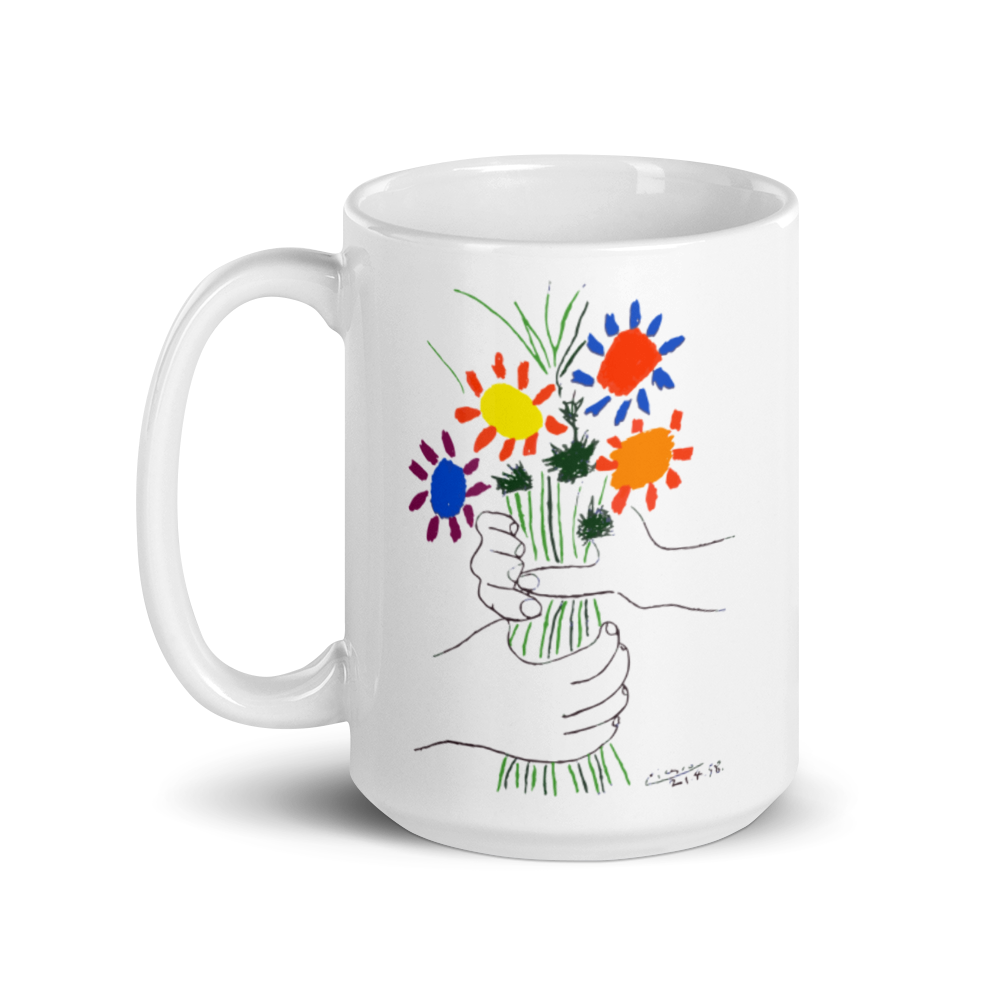 Pablo Picasso Bouquet of Peace 1958 Artwork Mug