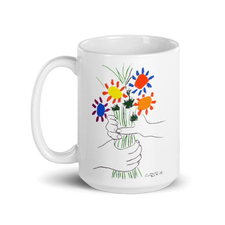 Pablo Picasso Bouquet of Peace 1958 Artwork Mug