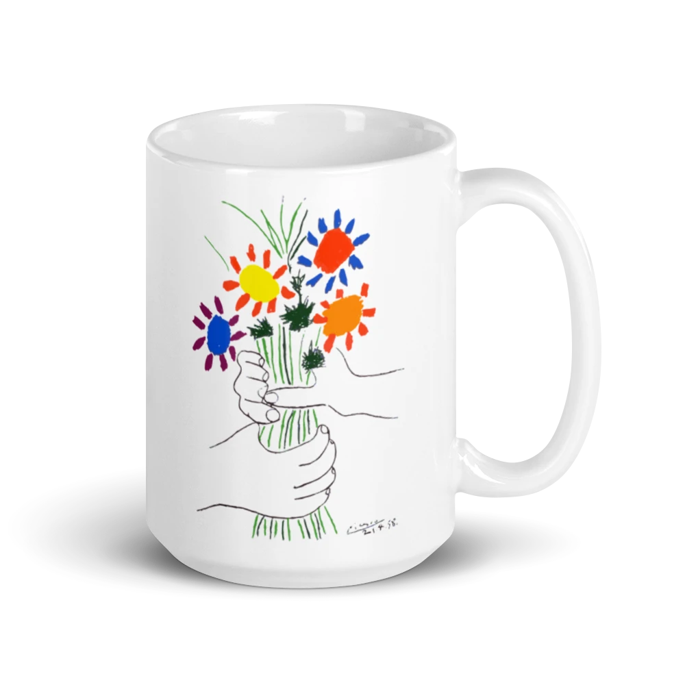 Pablo Picasso Bouquet of Peace 1958 Artwork Mug