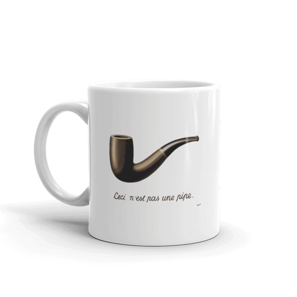 Rene Magritte This Is Not A Pipe, 1929 Artwork Mug