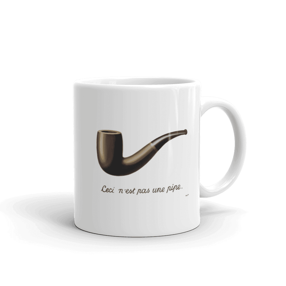 Rene Magritte This Is Not A Pipe, 1929 Artwork Mug