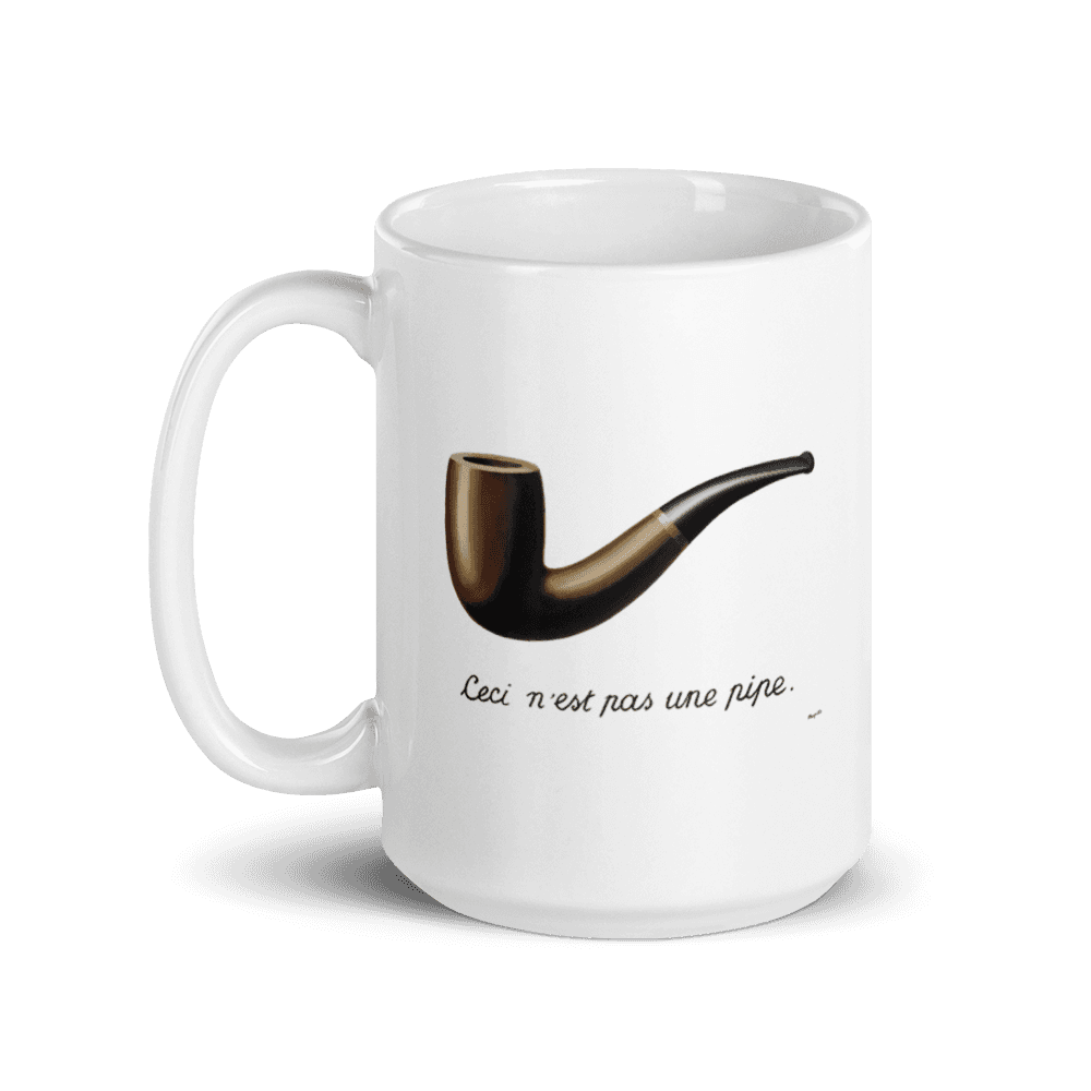 Rene Magritte This Is Not A Pipe, 1929 Artwork Mug