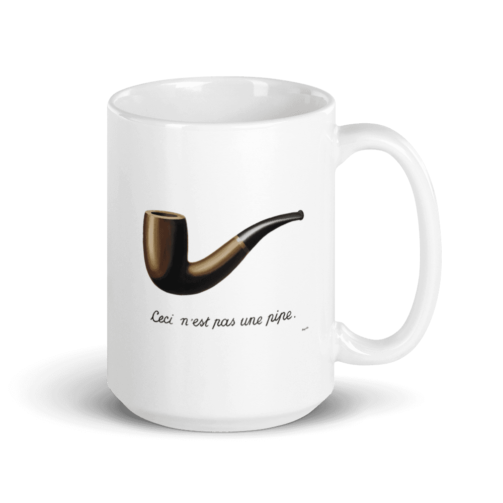 Rene Magritte This Is Not A Pipe, 1929 Artwork Mug