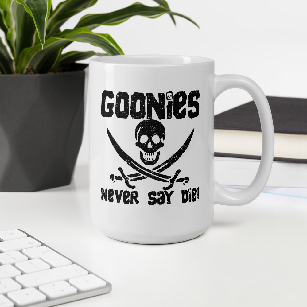 The Goonies Never Say Die Distressed Mug