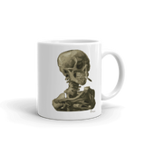 Van Gogh Skull of a Skeleton with Burning Cigarette 1886 Mug