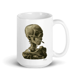 Van Gogh Skull of a Skeleton with Burning Cigarette 1886 Mug