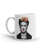 Frida Kahlo With Flowers Poster Artwork Mug