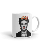 Frida Kahlo With Flowers Poster Artwork Mug