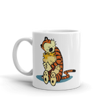 Calvin and Hobbes Hugging Mug