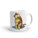 Calvin and Hobbes Hugging Mug