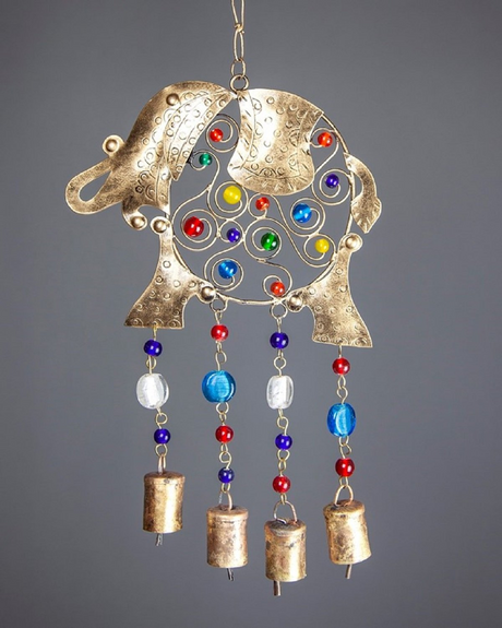 Beaded Elephant Chime