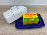 Butter Dish with Celebration Glazed Lid