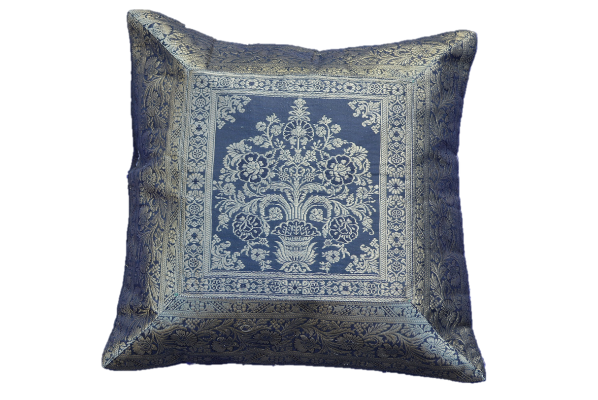 Brocade Silk decorative throw pillow case